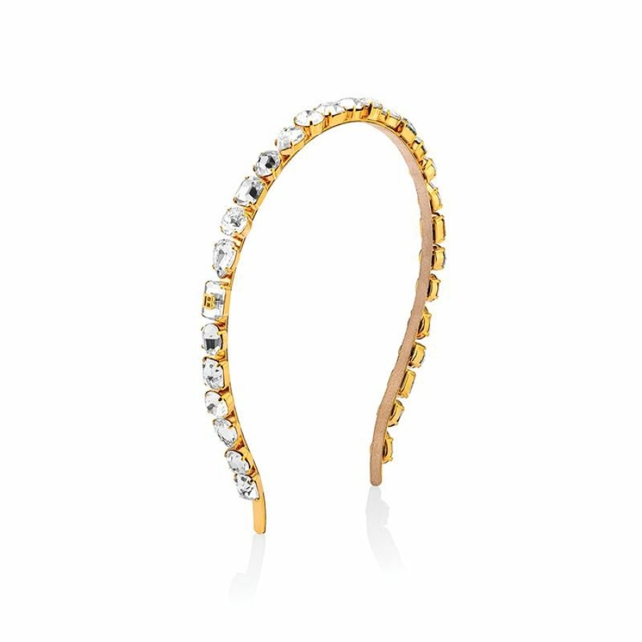 Haar Accessoires Balmain Hair | Eclat Headband Small Silver/Gold