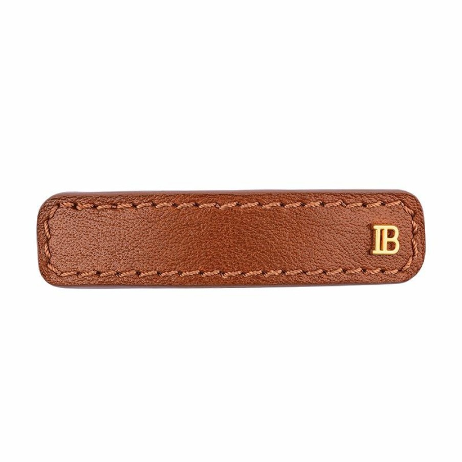 Haar Accessoires Balmain Hair | Riviera Barrette Cognac Medium Ss23