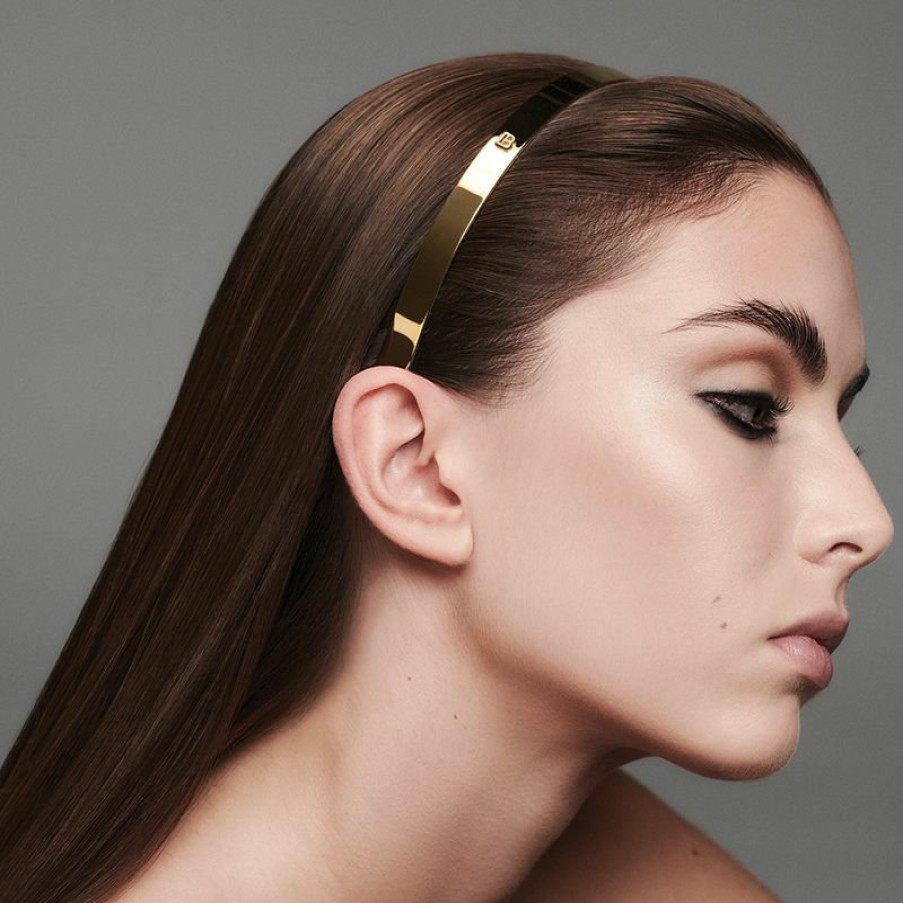 Haar Accessoires Balmain Hair | Limited Edition Riviera Headband Gold Small