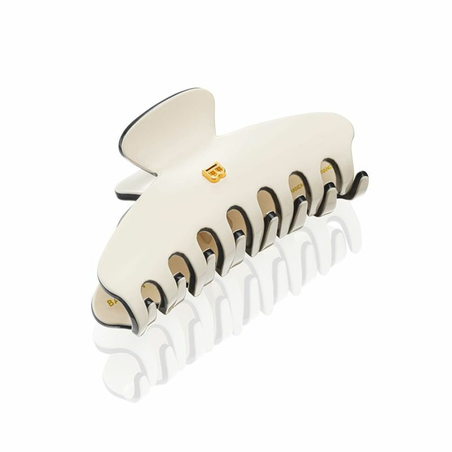 Haar Accessoires Balmain Hair | Pince A Cheveux Medium White/Black