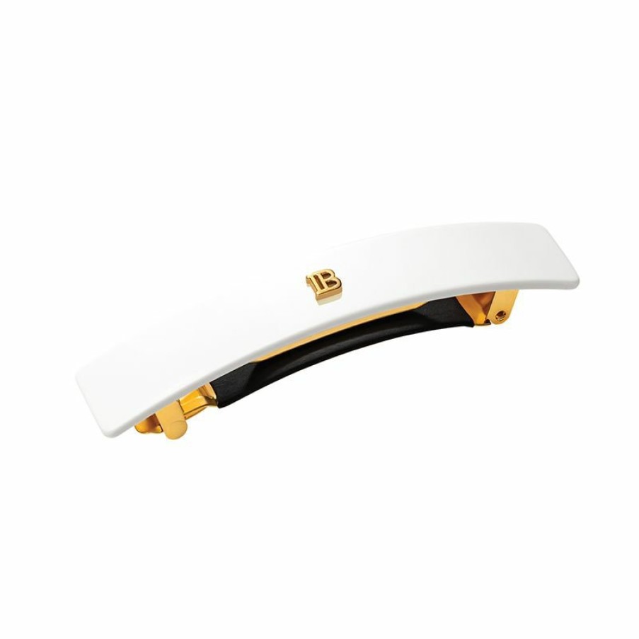 Haar Accessoires Balmain Hair | Barrette Pour Cheveux Medium White