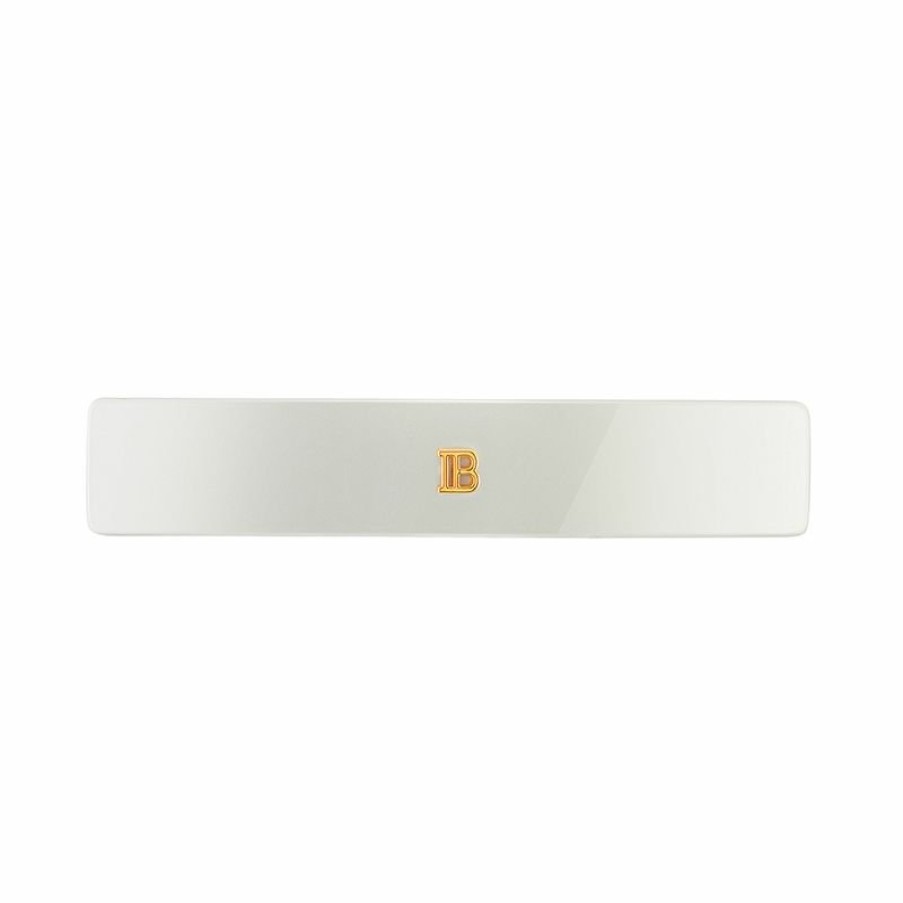 Haar Accessoires Balmain Hair | Barrette Pour Cheveux Medium White