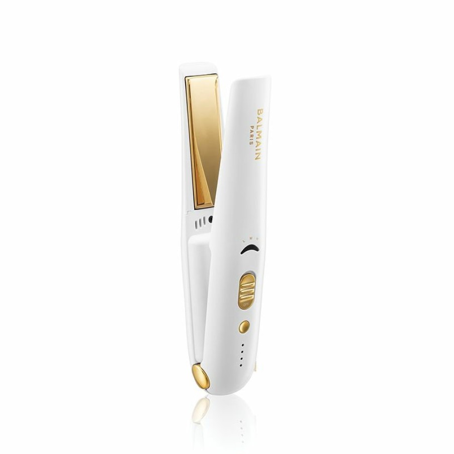 Styling Tools Balmain Hair | Cordless Straightener White/Gold